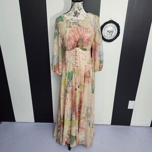Chicwish Floral Maxi Dress